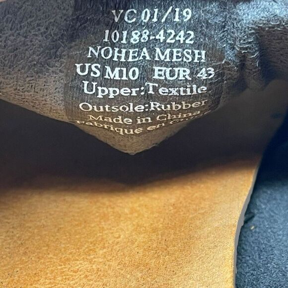 OluKai Nohea Dark Shadow Gray Mesh Slip On Loafers Men’s Size 10 - Picture 8 of 9